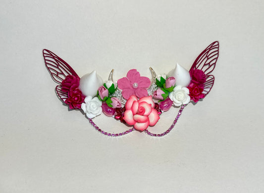 Pink Karma Horn Headdress