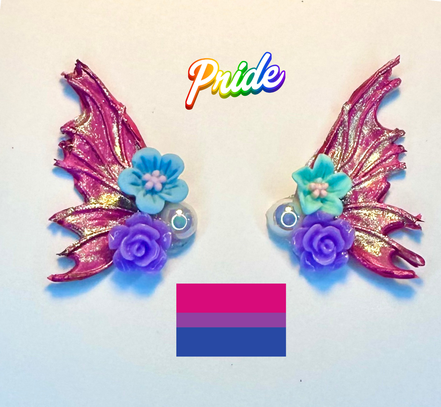 Bi Pride Wing Side Eye